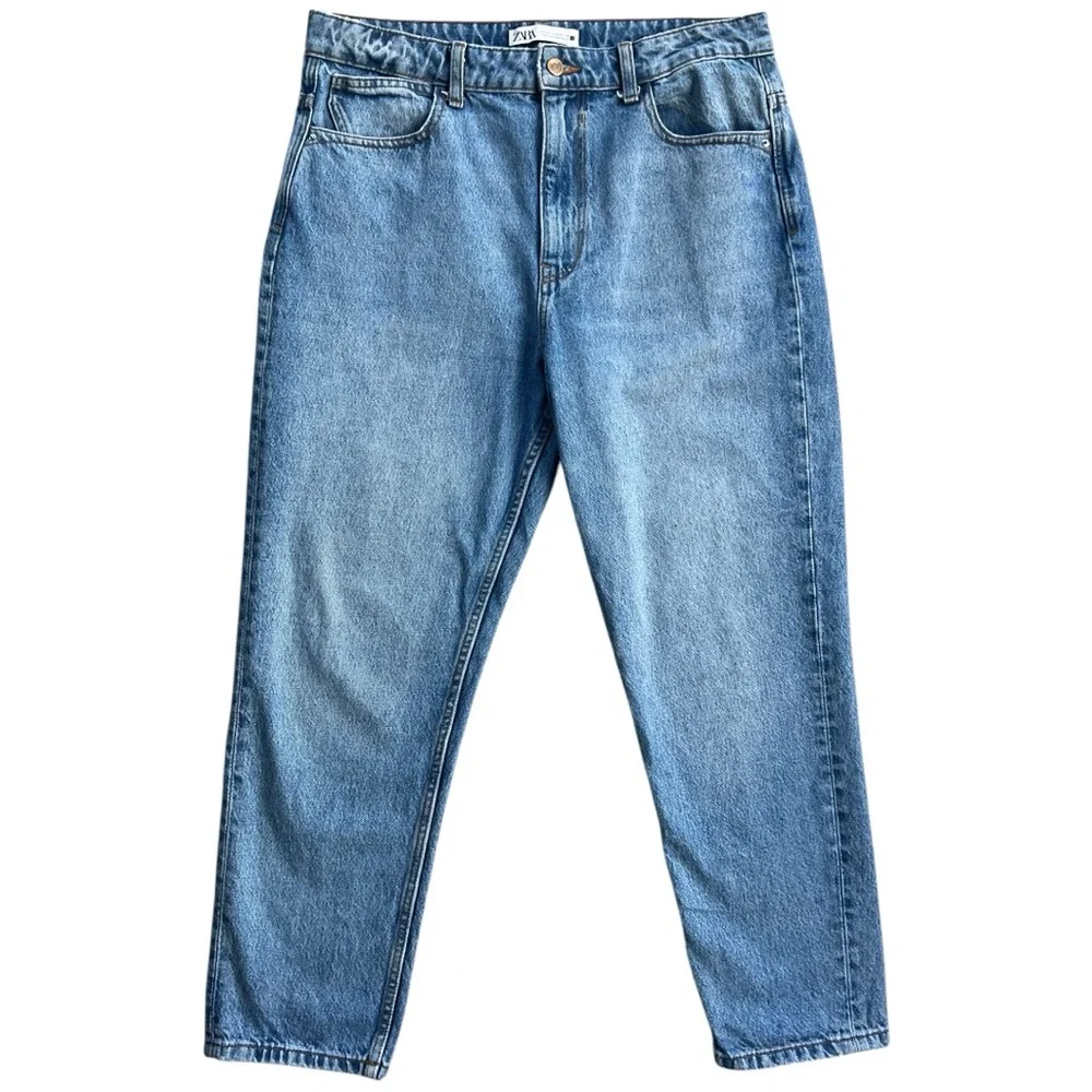 Zara - Super High Rise Mom Jeans - 12 - Picture 8 of 13